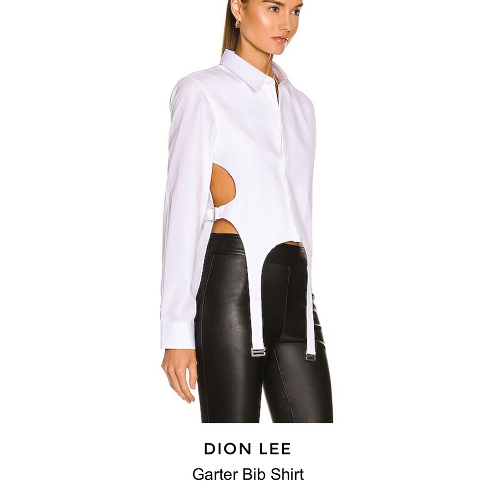 Dion Lee Garter Bib Shirt . Never worn . Size US 4